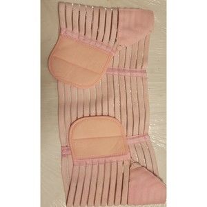 Adjustable Lower Back Brace Lumbar Support Pink Waist Belt for Women Pain Relief